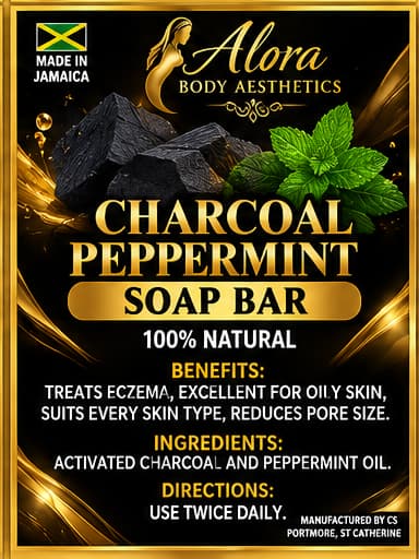 Charcoal Peppermint Soap Bar