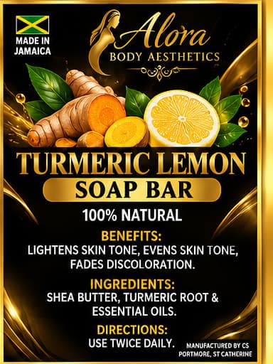 Turmeric Lemon Soap Bar