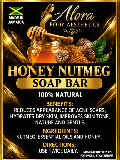 Honey Nutmeg Soap Bar